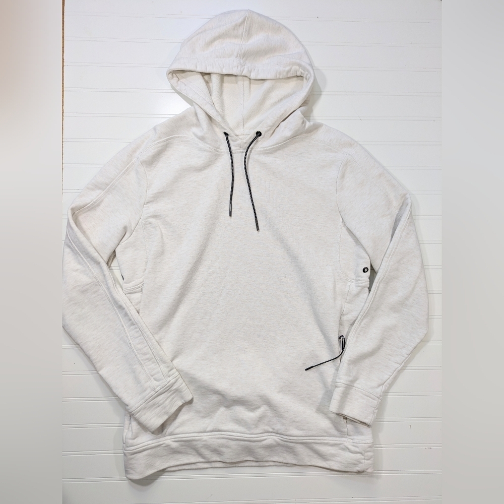Puma+ STAMPD Cream Cotton Hoodie